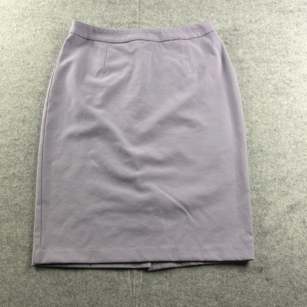White House Black Market Pencil Skirt Womens Size 8 Purple Lavender Lilac